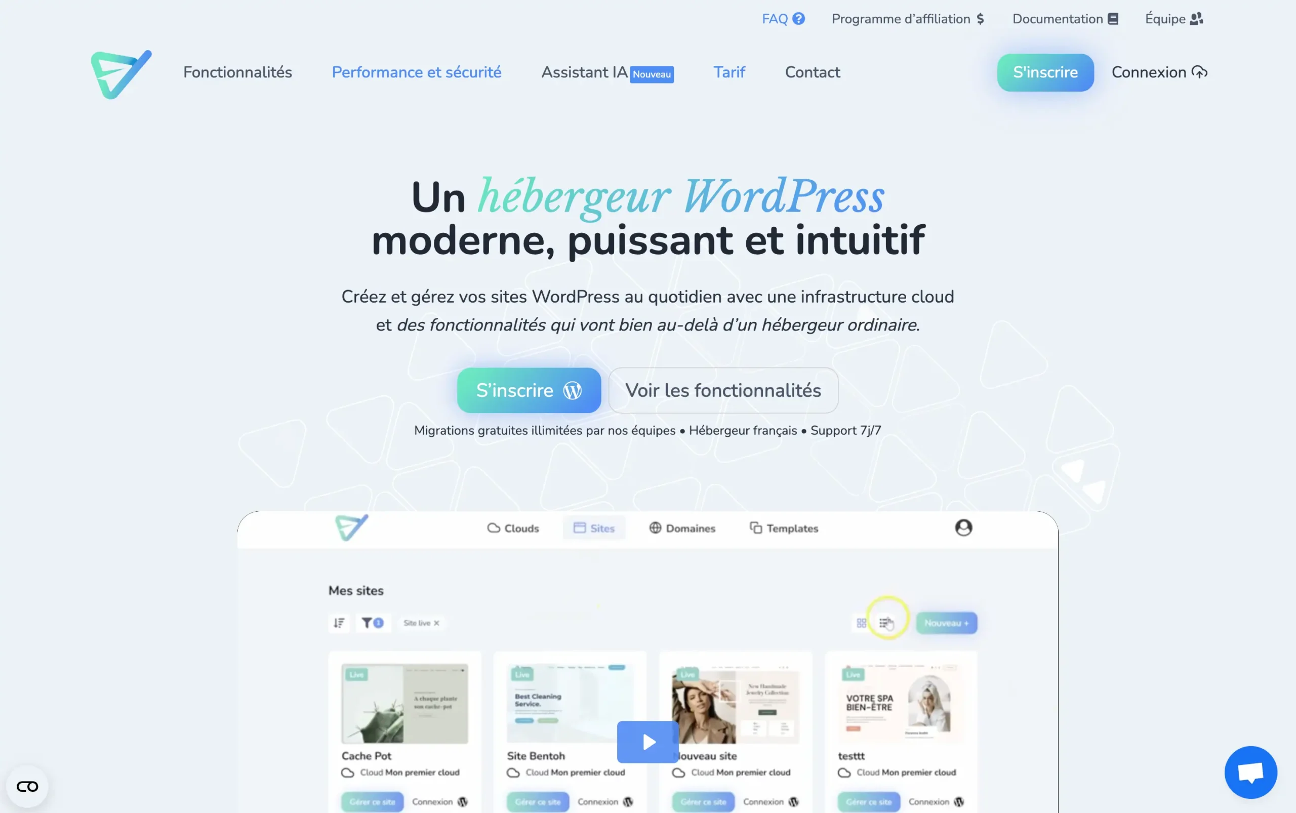 Copilhost : hébergement WordPress ultra-rapide sur Google Cloud + Cloudflare, support humain 7j/7, Time Machine et Radar IA.
